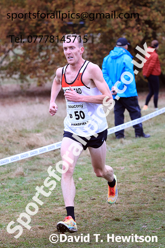 Senior Mens 2024 National Cross Country Relays, Berry Hill Park, Mansfield.   Photo: David T. Hewitson/Sports for All Pics